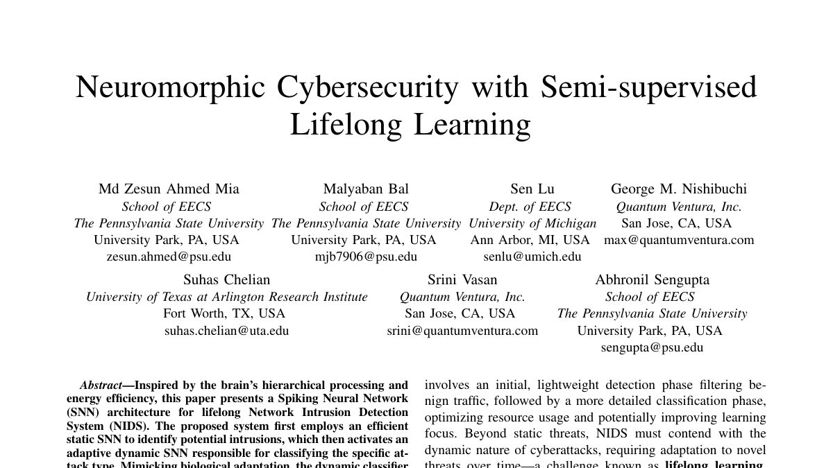 Quantum Ventura, makers of CyberNeuro-RT (CNRT) · deep-tech R&D for the Department of Defense and Department of Energy · neuromorphic computing and BrainChip Akida · Quantum Ventura cybersecurity products